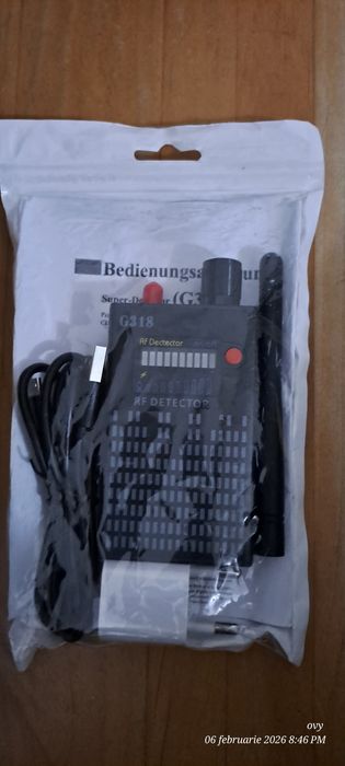 Detector  camere  si microfoane spion  nou