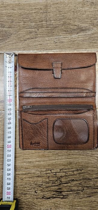 Portofel bărbați Montana Leather, piele naturală, maro