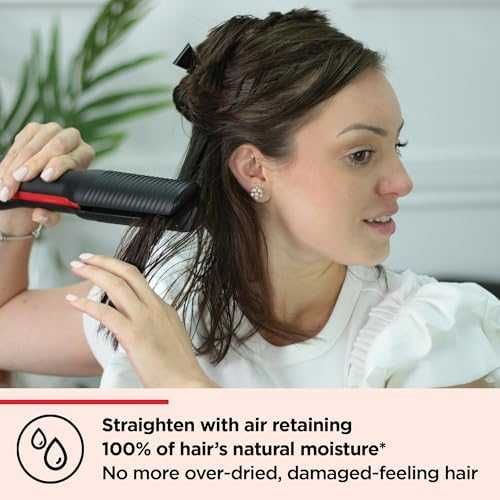 Нов Revlon 2 в 1 Сешоар и Изправител за По-Малко Увреждане коса жени