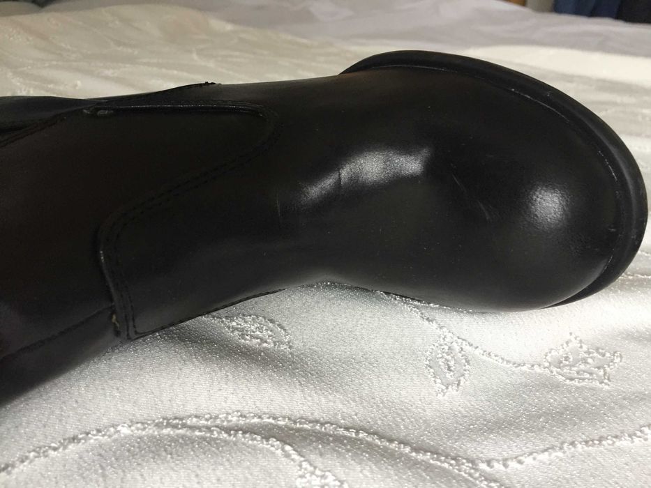 Маркови дамски ботуши Cable, 40 номер, естествена кожа, черни без цип