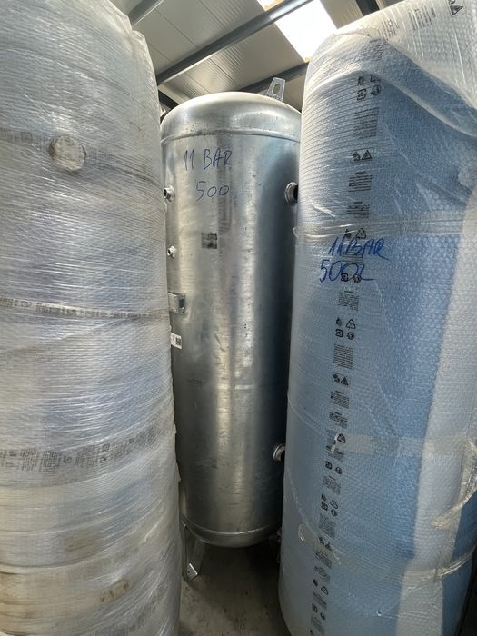 Butelie - Rezervor de aer, galvanizat, vertical, 500 L, 11Bar - NOU