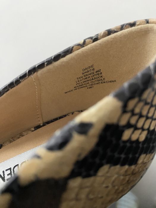Pantofi Steve Madden piele-sarpe