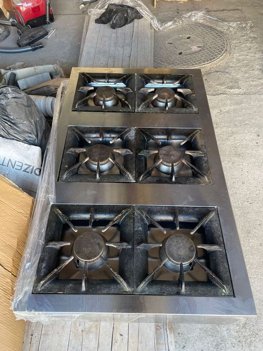 Aragaz 6 ochiuri, grătar electric 6kw