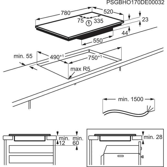 Plita inductie Electrolux  EIT814, din Germania, noua, sigilat