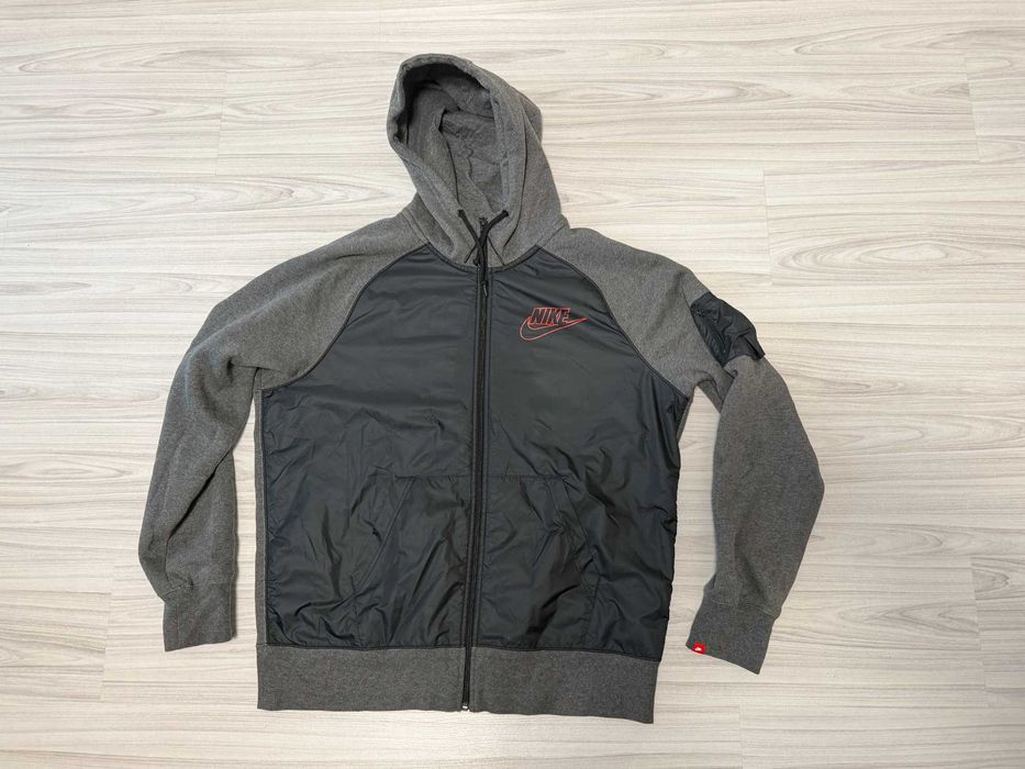 Nike Sportswear Hybrid Graphic Full Zip Hoodie''оригинално мъжко яке ХЛ размер