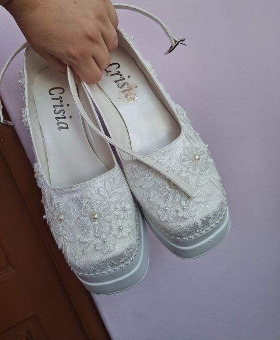 Panfori eleganti mireasa masura 37/38