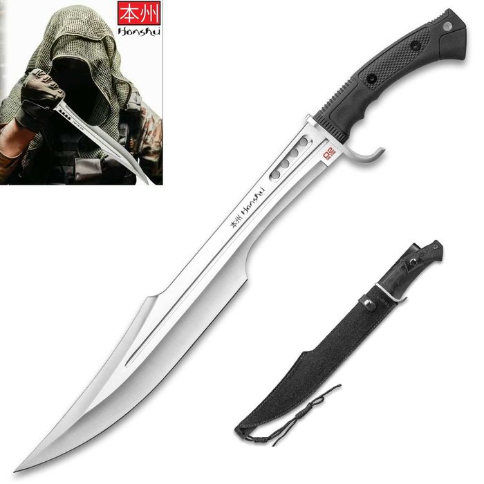 Тактически нож 59 см HTWM-93-HS Spartan Honshu с кожена кания мачете