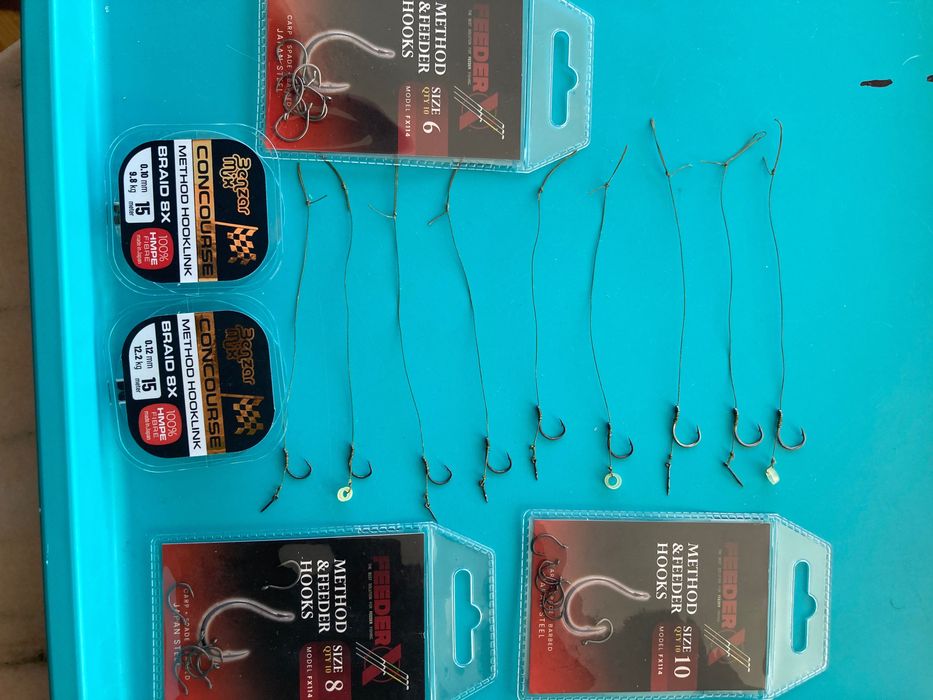 Carlige legate pescuit feeder