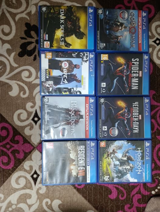 Продам игры на пс 4.