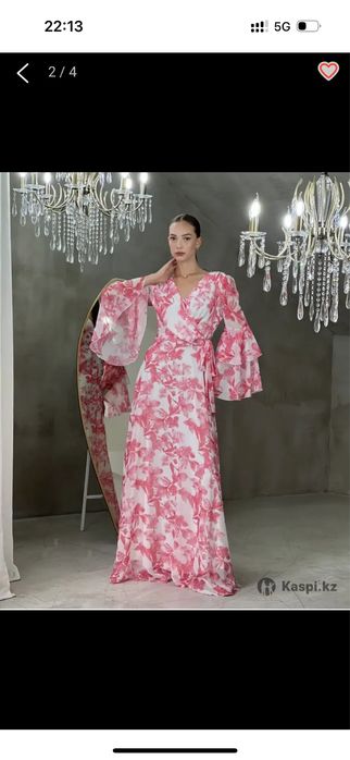 Элегантное шифоновое платье