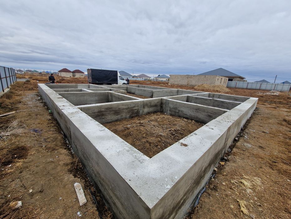 Заливка фундамента атырау