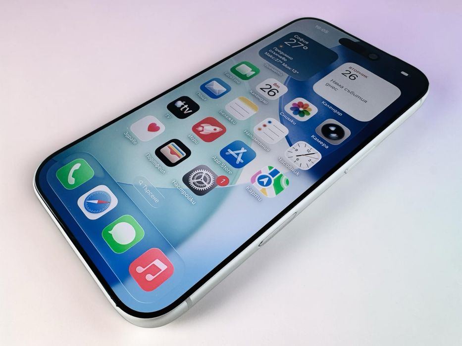 Apple iPhone 17 Pro 256GB Silver 100% Батерия!