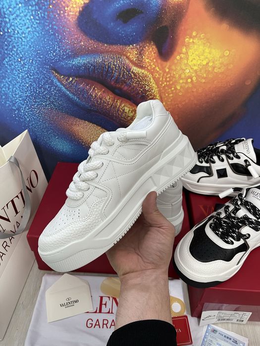 Adidasi Valentino One Stud piele naturala Full Box colectie noua