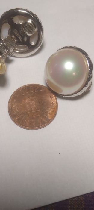 Cercei cu perle naturale