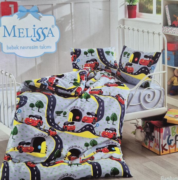 постельное белье в манеж melissa