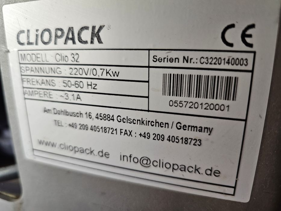 Masina profesionala Sigilat Caserola Cliopack 32 Germania