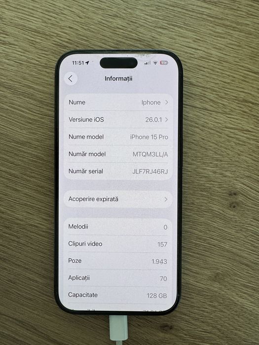 Iphone 15 pro 128 gb Esim
