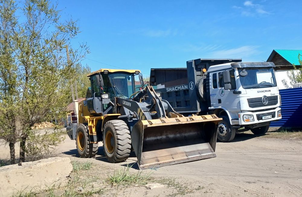Услуги  камаз  Погрузчик 2 куб шахман