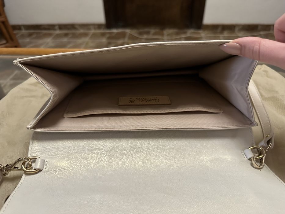 Plic Musette, piele naturală, purtat o dată, stare perfectă