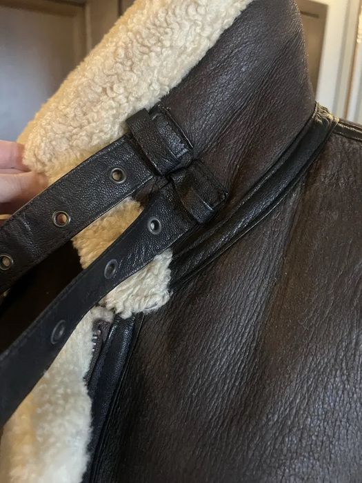 Cojoc Aviator jacket shearling( piele si blana nat)