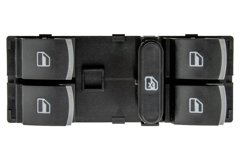 Бутон ключ за стъкла, Volkswagen, VW Golf 5, Passat B6, Tiguan, Хром