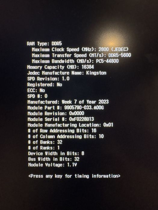 Kit Memorie RAM laptop Kingston 32GB (16x2) DDR5 5600MHz