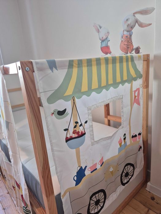 Детско легло KURA с матрак VESTEROY