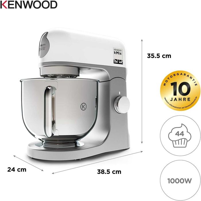 Кухненски робот Kenwood kMIX, 1000W, 5л купа, 2 аксесоара, 7 скорости