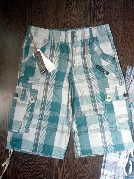 Нови с етикет мъжки къси панталони/бермуди М/L/цени в описанието