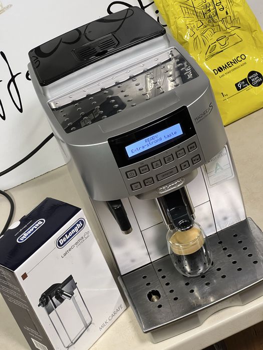 Кафемашина кафе автомат delonghı magnifica S cappuccino с гаранция