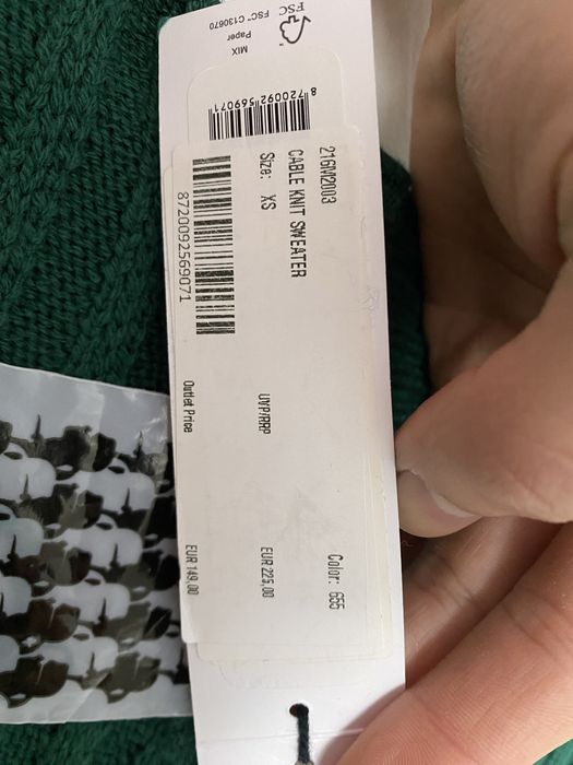 Pulover din lână Karl Lagerfeld nou cu eticheta