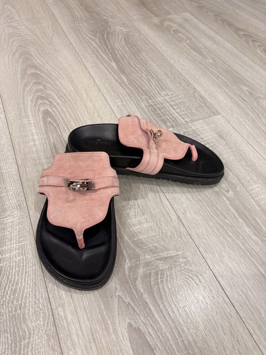 Papuci H€rm€s piele