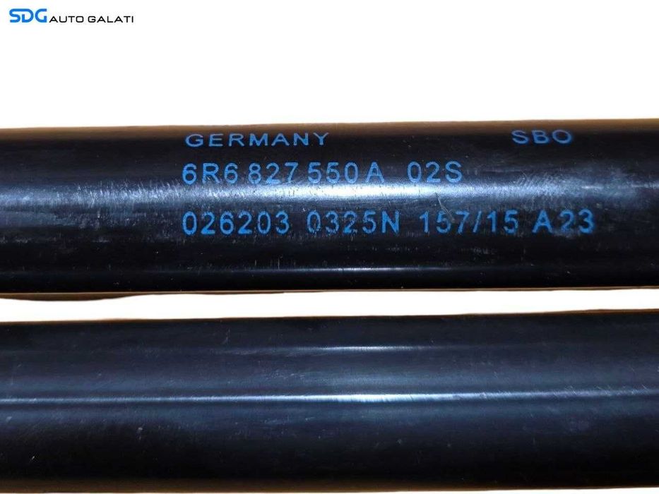 Set Amortizor Amortizoare Telescop Telescoape Stanga Dreapta Haion Portbagaj Volkswagen Polo 6R 2010 - 2018 Cod 6R6827550A [N4921]