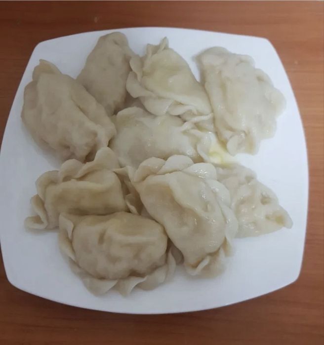 Вареники с домашним картофелем.