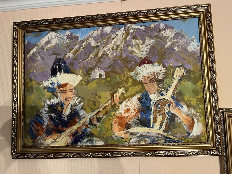 Две картины ,нарисованные маслом