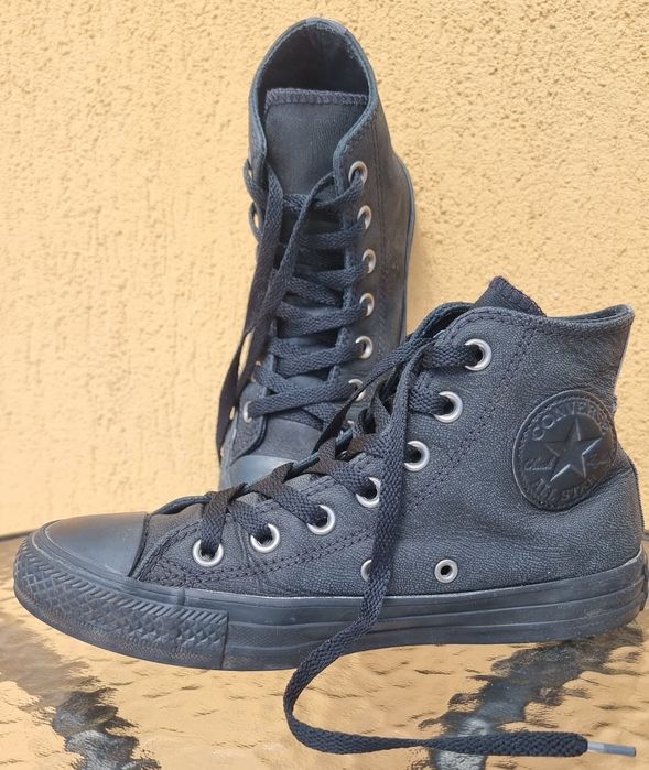 Teniși  inalți Converse piele 3