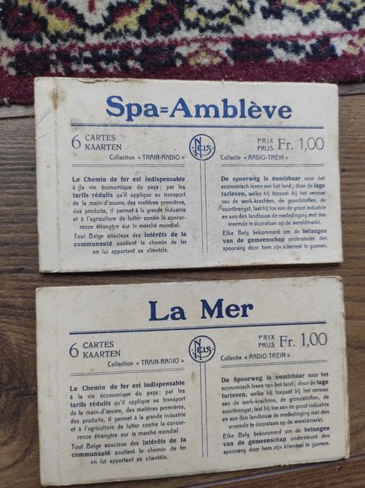 Cărți poștale vechi necirculate și poze obiectiv turistic - Belgia