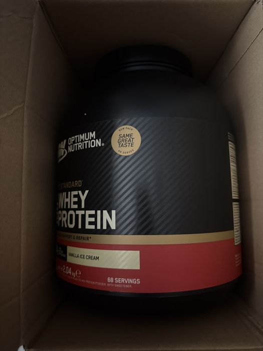 Optimum Nutrition whey cioco si vanilie 2 bucati