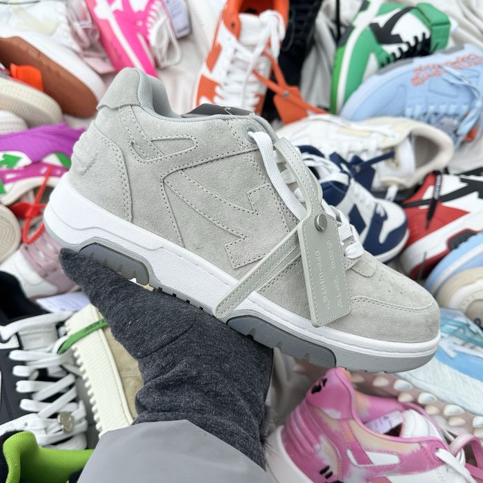 Pantofi Sport Off-White Out of Office Gri-Bej - 100