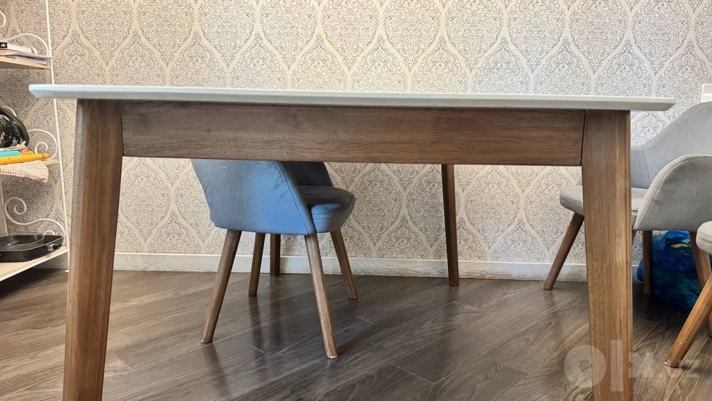 Белый стол из МДФ 160×90 см — недорого!