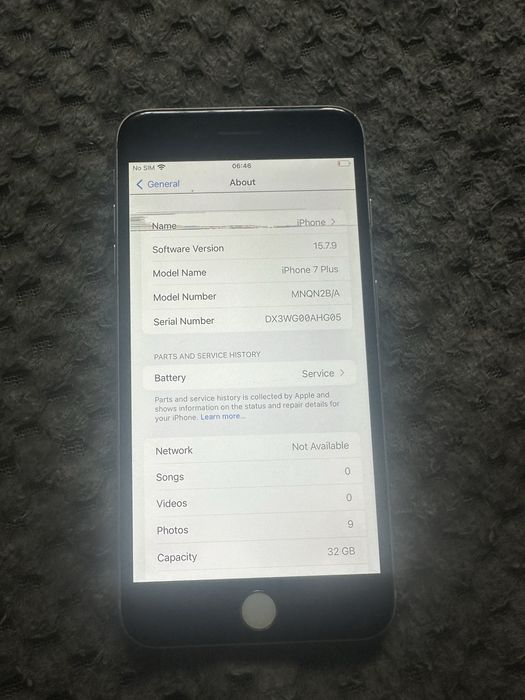 Vând Iphone 7 Plus 32gb- Silver
