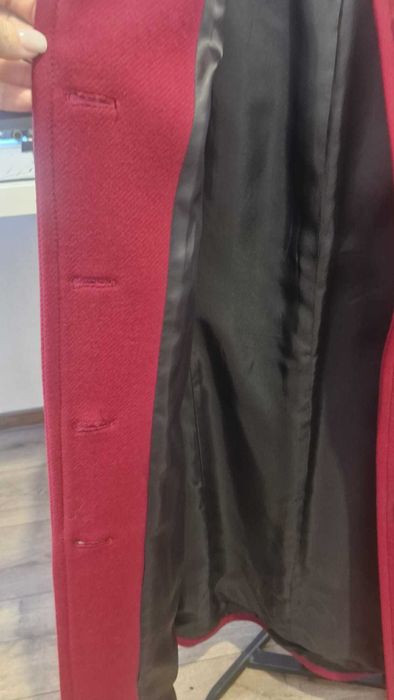 Palton zara visiniu, ca nou, marimea XS