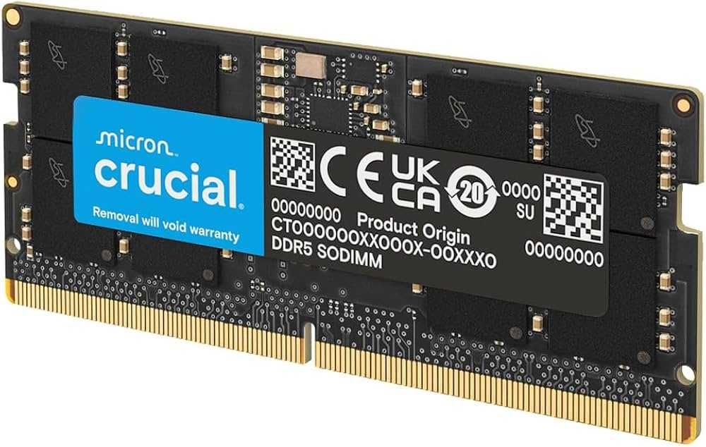 RAM памет за лаптоп Crucial 32GB DDR5-5600Mhz SODIMM Memory