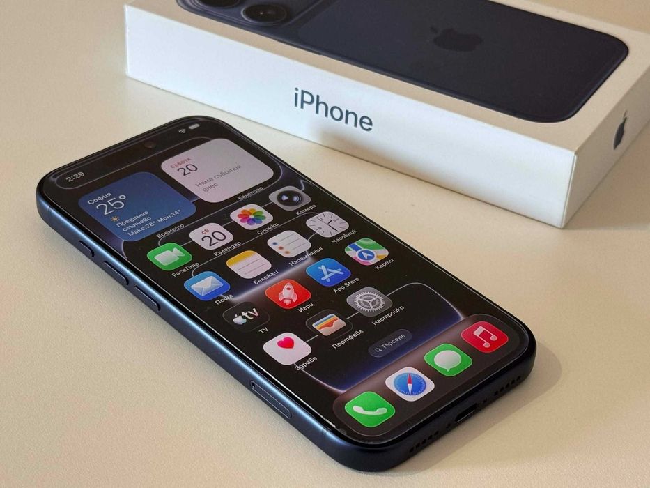 Бартер! 16м.Гаранция! Като НОВ! iPhone 17 Pro Deep Blue (Син) 100% Батерия.