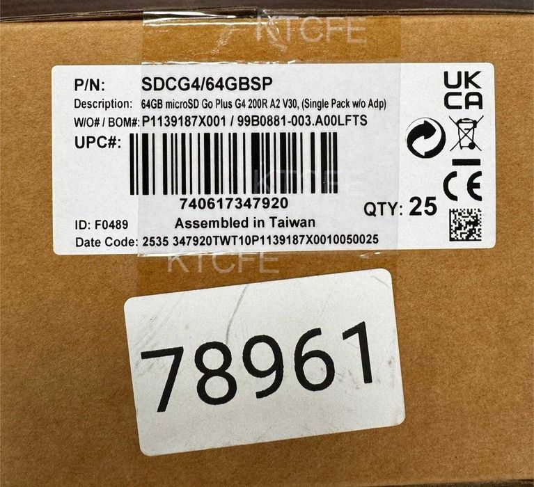 Карта памяти Kingston MicroSDXC