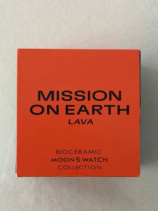 Omega x Swatch Mission On Earth Lava