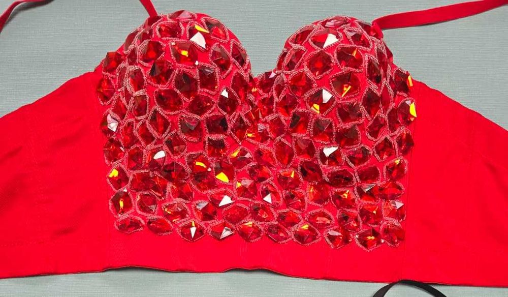 Ноно дамско бюстие с камъни S/M