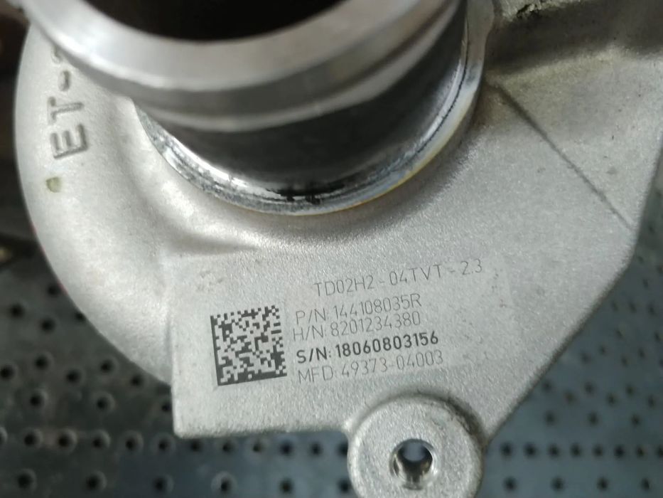 turbina  0.9 tce h4bb408 renault captur renault clio 4 dacia sandero 2 logan 2 144108035r 8201234380 49373-04003