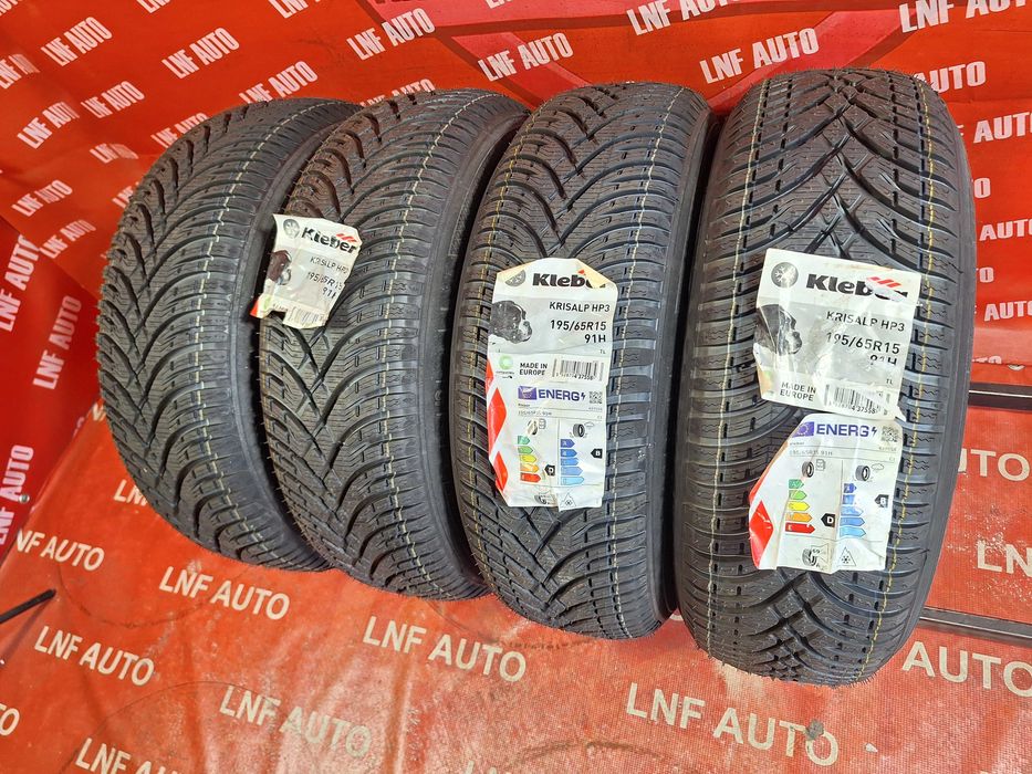 Anvelope de IARNA - 195/65/15 - KLEBER - NOI - DOT 2022 !