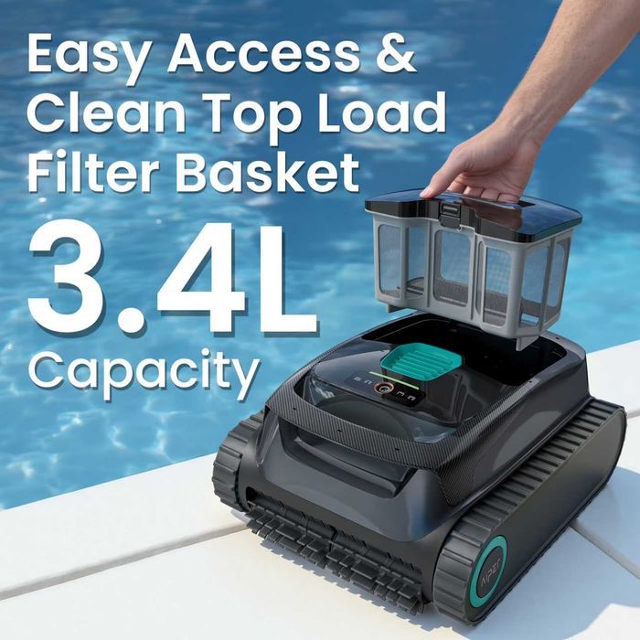 Пылесос для бассейна Aiper Scuba 1600W Cordless Robotic Pool Cleaner!